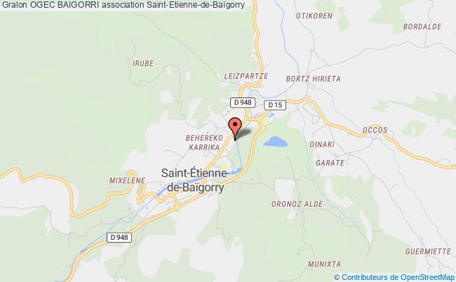 plan association Ogec Baigorri Saint-Étienne-de-Baïgorry