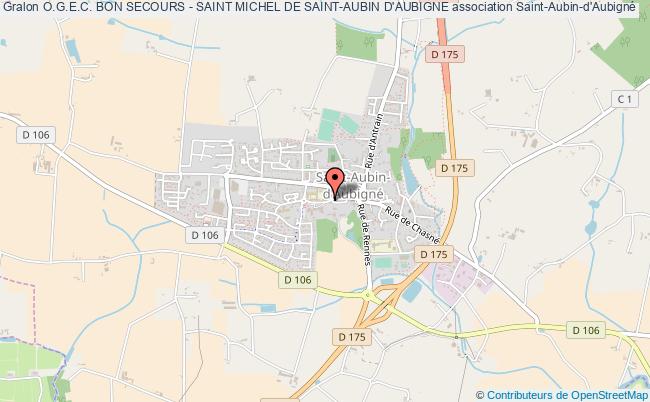plan association O.g.e.c. Bon Secours - Saint Michel De Saint-aubin D'aubigne Saint-Aubin-d'Aubigné