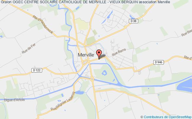 plan association Ogec Centre Scolaire Catholique De Merville - Vieux Berquin Merville