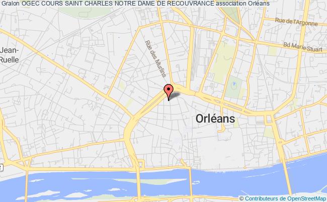 plan association Ogec Cours Saint Charles Notre Dame De Recouvrance Orléans