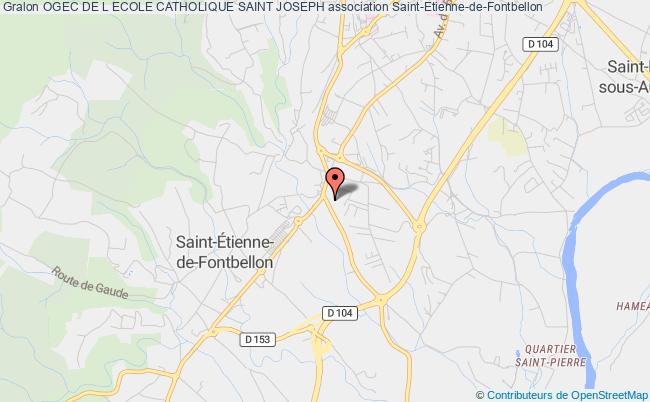 plan association Ogec De L Ecole Catholique Saint Joseph Saint-Étienne-de-Fontbellon