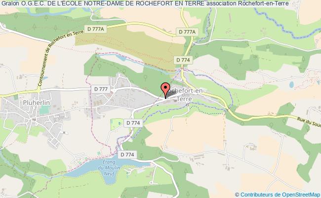 plan association O.g.e.c. De L'ecole Notre-dame De Rochefort En Terre Rochefort-en-Terre