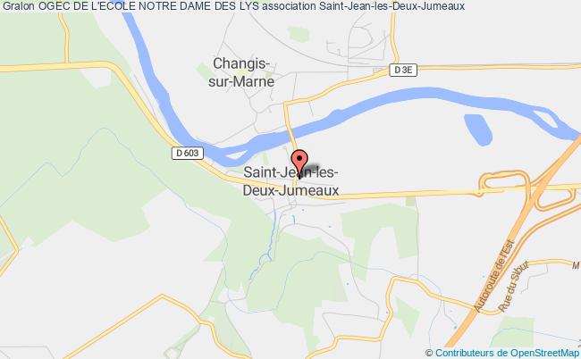 plan association Ogec De L'ecole Notre Dame Des Lys Saint-Jean-les-Deux-Jumeaux