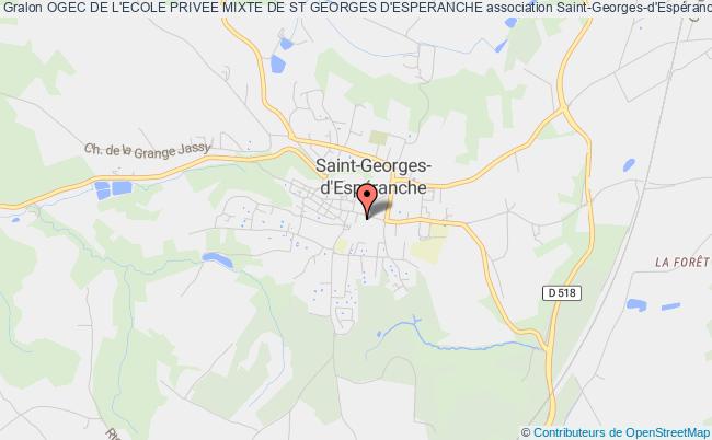 OGEC DE L'ECOLE PRIVEE MIXTE DE ST GEORGES D'ESPERANCHE