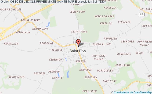 plan association Ogec De L'ecole Privee Mixte Sainte Marie Saint-Divy
