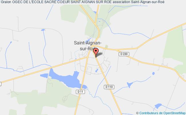 plan association Ogec De L'École SacrÉ Coeur Saint Aignan Sur Roe Saint-Aignan-sur-Roë