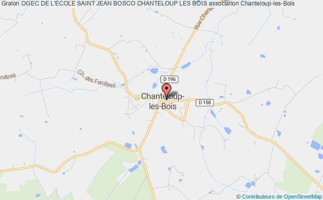 plan association Ogec De L'ecole Saint Jean Bosco Chanteloup Les Bois Chanteloup-les-Bois