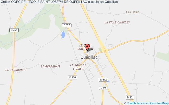 plan association Ogec De L'École Saint-joseph De QuÉdillac Quédillac