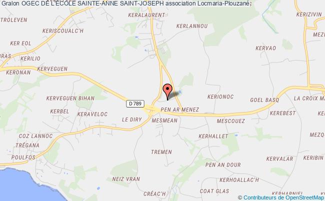 plan association Ogec De L'École Sainte-anne Saint-joseph Locmaria-Plouzané