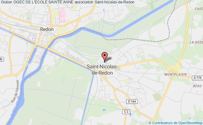 plan association Ogec De L'École Sainte Anne Saint-Nicolas-de-Redon