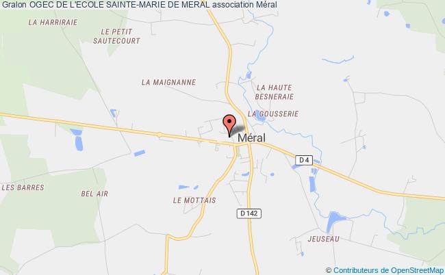 plan association Ogec De L'ecole Sainte-marie De Meral Méral