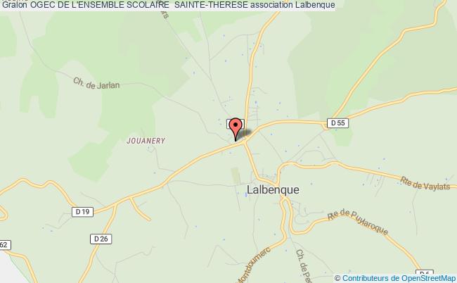 plan association Ogec De L'ensemble Scolaire  Sainte-therese Lalbenque