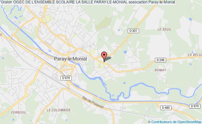 plan association Ogec De L'ensemble Scolaire La Salle Paray-le-monial Paray-le-Monial