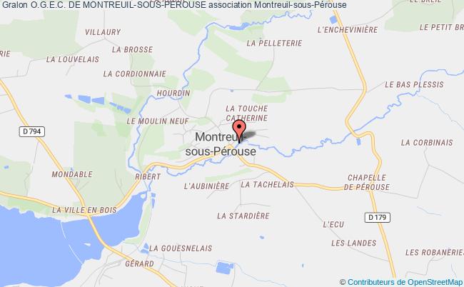 plan association O.g.e.c. De Montreuil-sous-pÉrouse Montreuil-sous-Pérouse