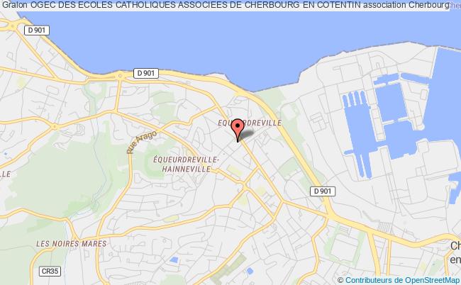 plan association Ogec Des Ecoles Catholiques Associees De Cherbourg En Cotentin Cherbourg-en-Cotentin