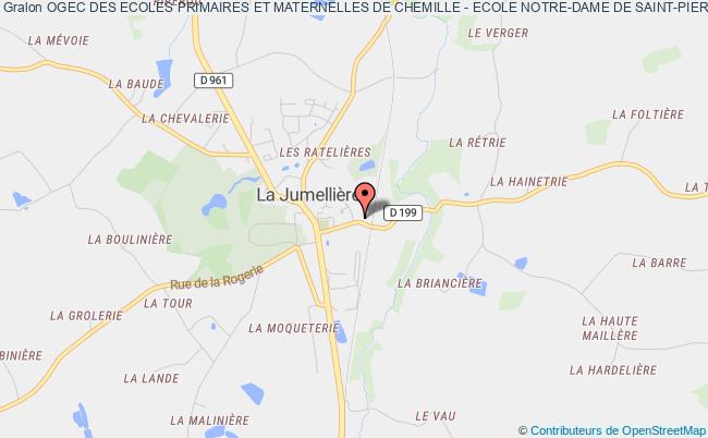 plan association Ogec Des Ecoles Primaires Et Maternelles De Chemille - Ecole Notre-dame De Saint-pierre Chemillé-en-Anjou