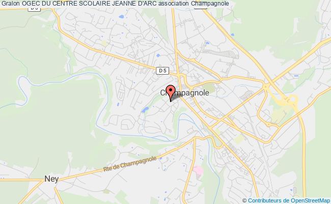 plan association Ogec Du Centre Scolaire Jeanne D'arc Champagnole