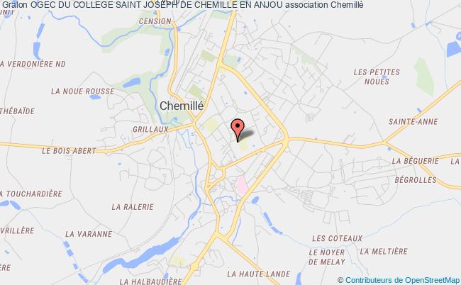 plan association Ogec Du College Saint Joseph De Chemille En Anjou Chemillé-en-Anjou