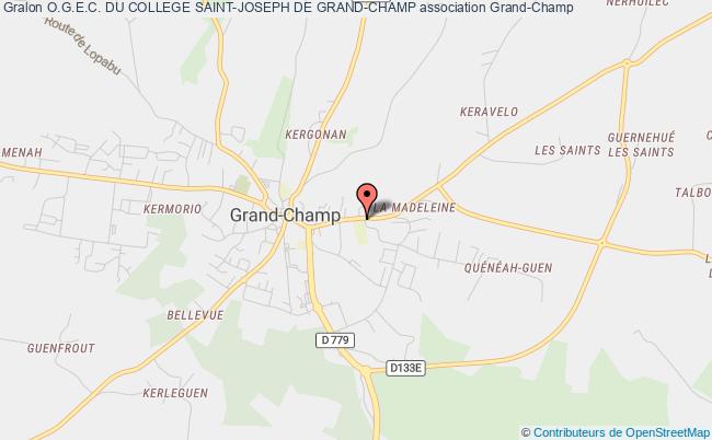 plan association O.g.e.c. Du College Saint-joseph De Grand-champ Grand-Champ