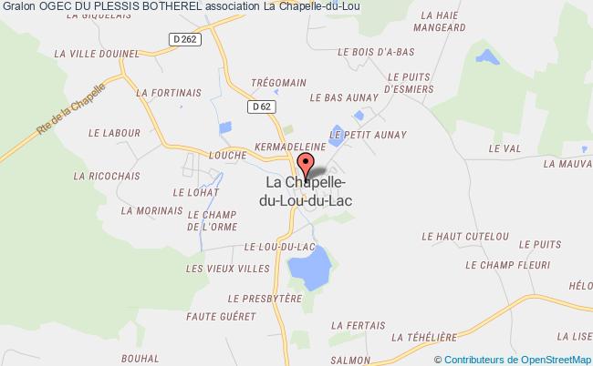 plan association Ogec Du Plessis Botherel La Chapelle-du-Lou-du-Lac