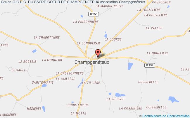 plan association O.g.e.c. Du Sacre-coeur De Champgeneteux Champgenéteux