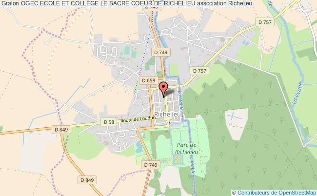 plan association Ogec Ecole Et College Le Sacre Coeur De Richelieu Richelieu