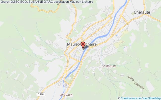 plan association Ogec École Jeanne D'arc Mauléon-Licharre