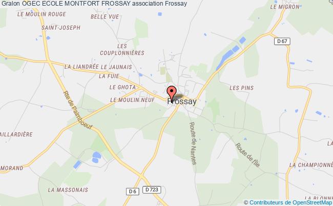 plan association Ogec Ecole Montfort Frossay Frossay