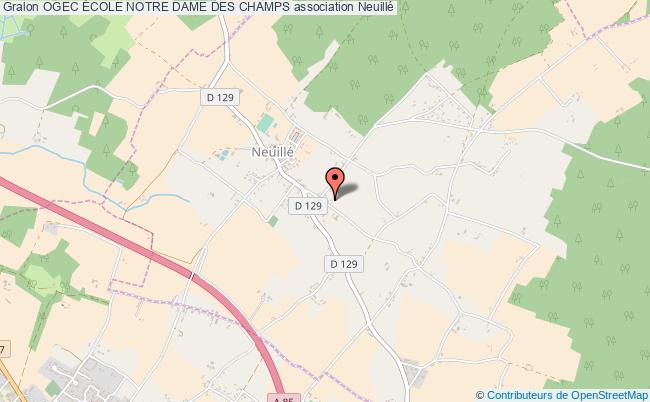 plan association Ogec École Notre Dame Des Champs Neuillé