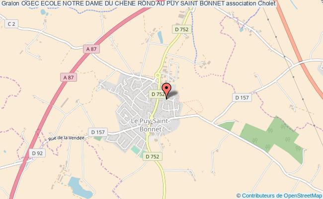 plan association Ogec Ecole Notre Dame Du Chene Rond Au Puy Saint Bonnet Cholet