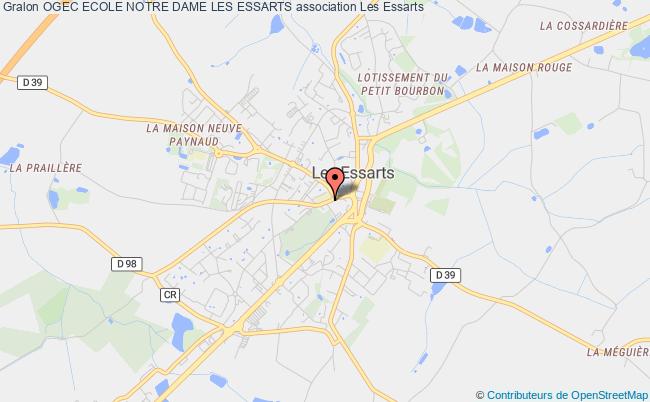 plan association Ogec Ecole Notre Dame Les Essarts Essarts en Bocage