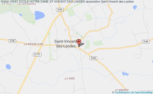 plan association Ogec Ecole Notre Dame St Vincent Des Landes Saint-Vincent-des-Landes
