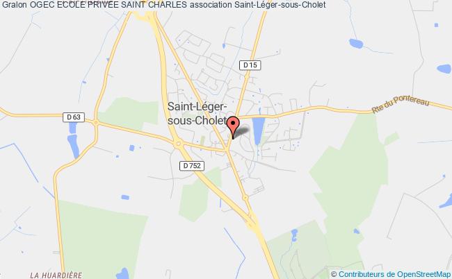plan association Ogec Ecole Privee Saint Charles Saint-Léger-sous-Cholet