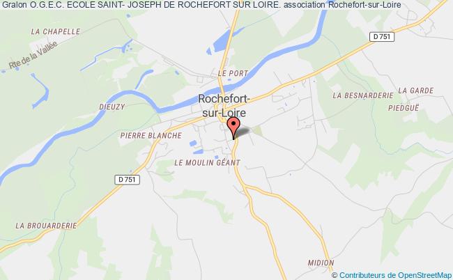 plan association O.g.e.c. Ecole Saint- Joseph De Rochefort Sur Loire. Rochefort-sur-Loire