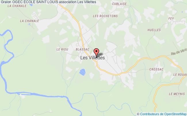 plan association Ogec École Saint Louis Les Villettes