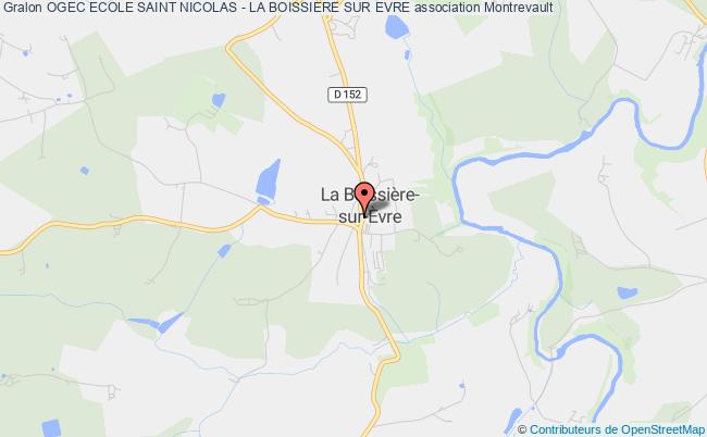 plan association Ogec Ecole Saint Nicolas - La Boissiere Sur Evre Montrevault-sur-Èvre