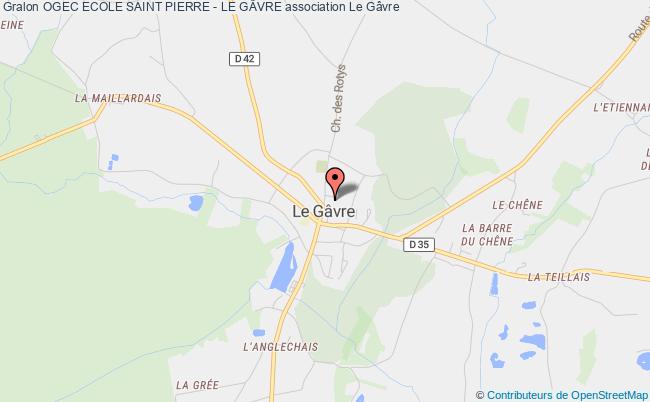 plan association Ogec Ecole Saint Pierre - Le GÂvre Le    Gâvre