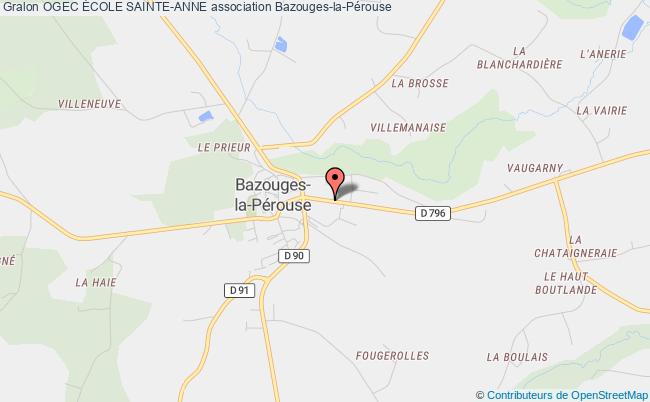 plan association Ogec École Sainte-anne Bazouges-la-Pérouse