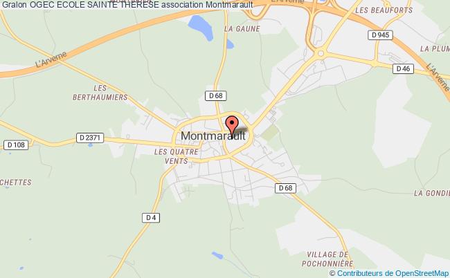 plan association Ogec Ecole Sainte Therese Montmarault