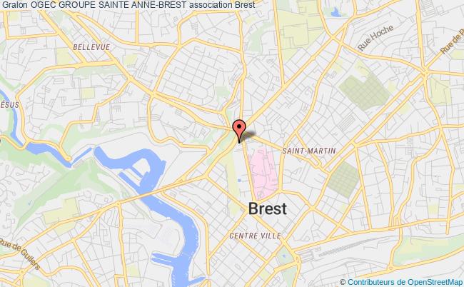 plan association Ogec Groupe Sainte Anne-brest Brest