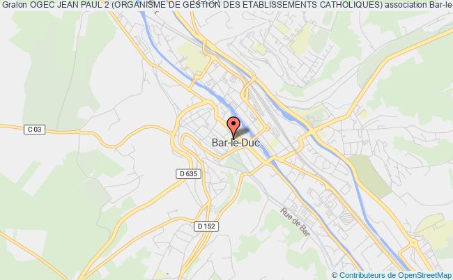 plan association Ogec Jean Paul 2 (organisme De Gestion Des Etablissements Catholiques) Bar-le-Duc