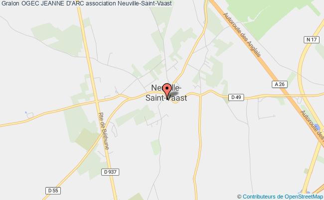 plan association Ogec Jeanne D'arc Neuville-Saint-Vaast