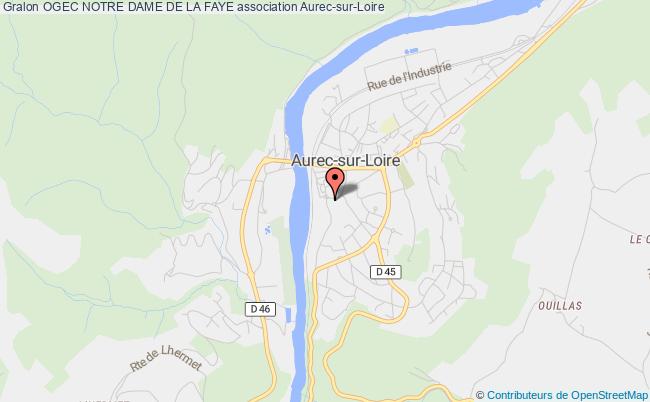 plan association Ogec Notre Dame De La Faye Aurec-sur-Loire