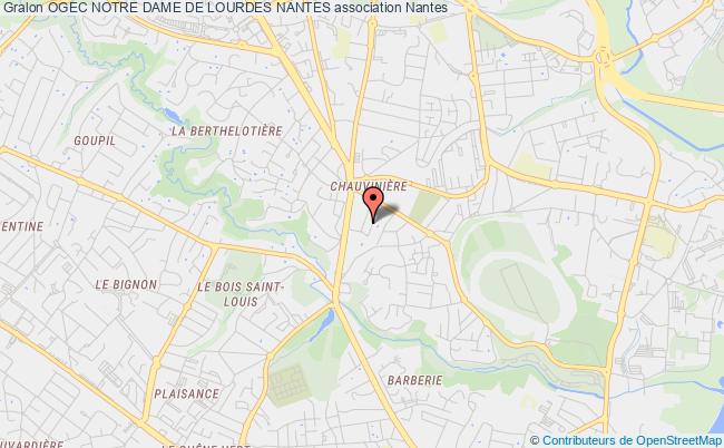 plan association Ogec Notre Dame De Lourdes Nantes Nantes