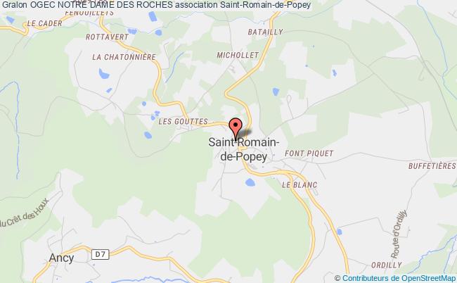 plan association Ogec Notre Dame Des Roches Saint-Romain-de-Popey