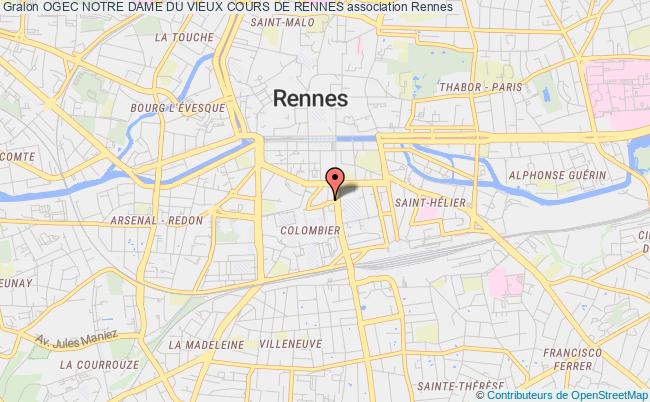 plan association Ogec Notre Dame Du Vieux Cours De Rennes Rennes