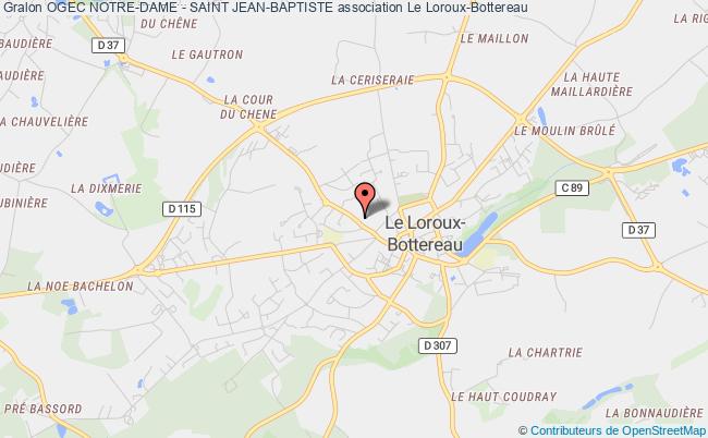 plan association Ogec Notre-dame - Saint Jean-baptiste Loroux-Bottereau