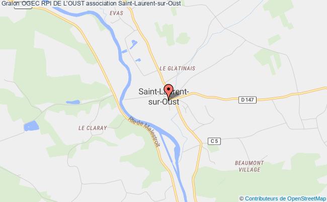 plan association Ogec Rpi De L'oust Saint-Laurent-sur-Oust