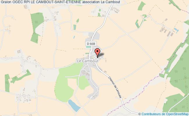 plan association Ogec Rpi Le Cambout-saint-etienne Le Cambout