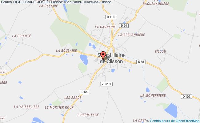 plan association Ogec Saint Joseph Saint-Hilaire-de-Clisson